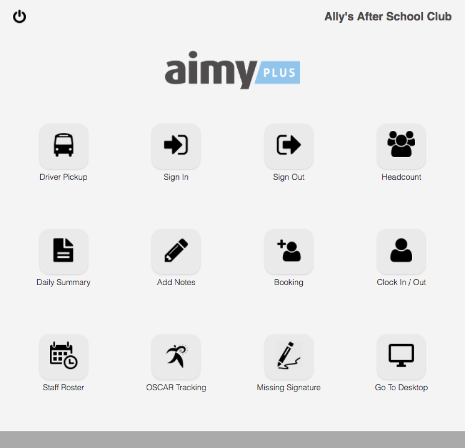 screenshot of aimy Plus